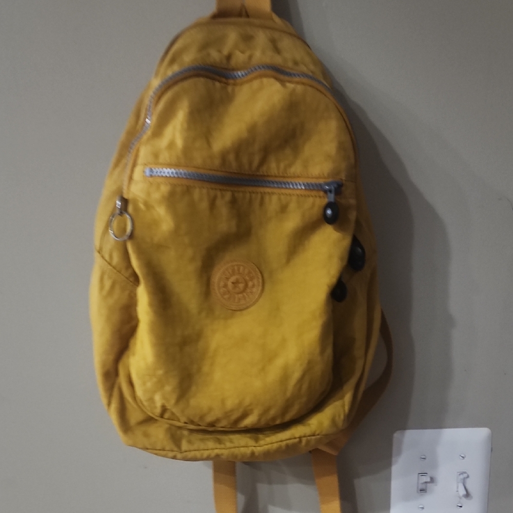 Yellow Kipling Backpack for woman